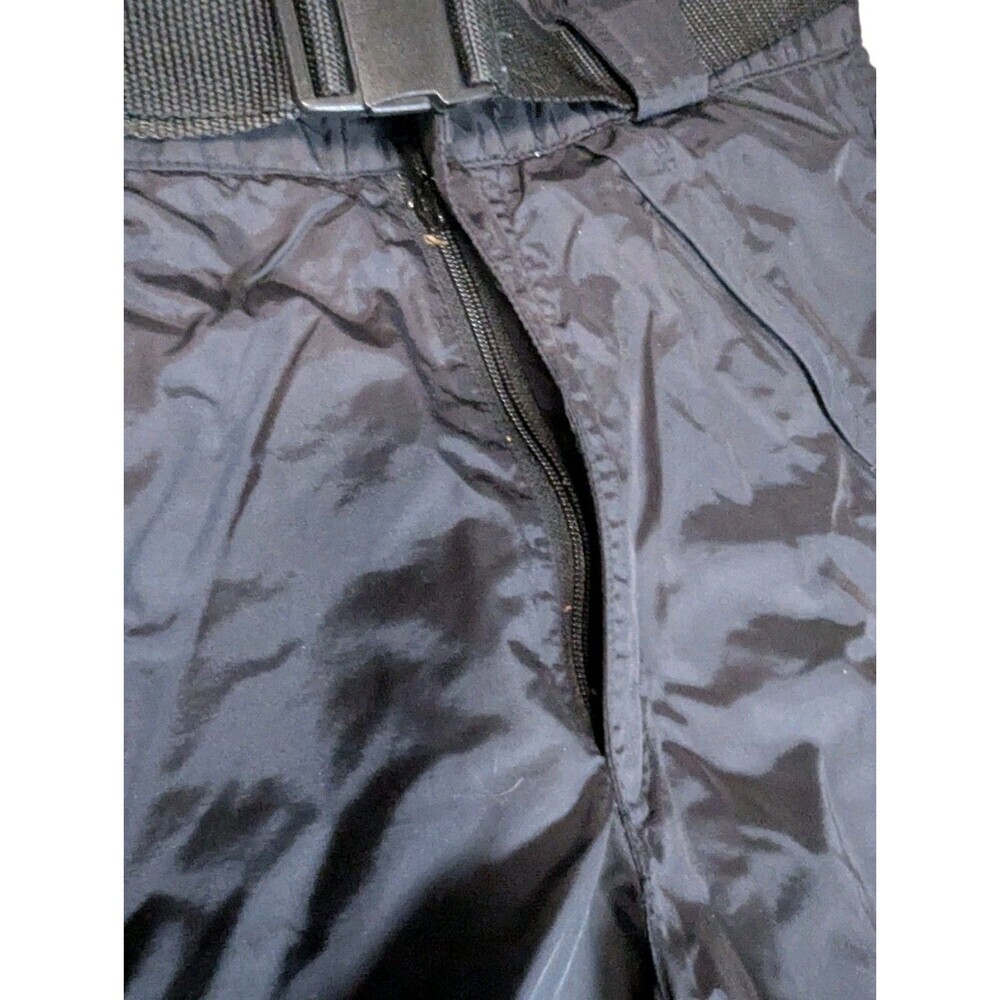 Columbia Men’s M Black Ski Snow Pants Insulated Winter Boarding Belted Mesh Line - Picture 14 of 16